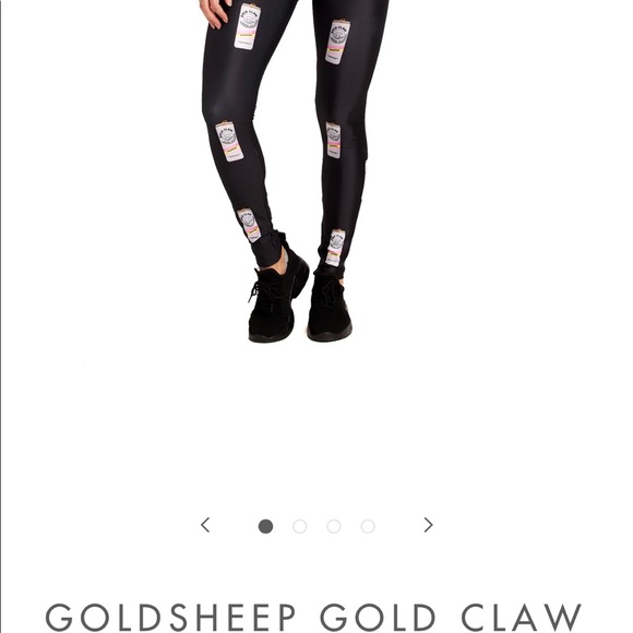 NWT Goldsheep Gold Claw leggings black white claw - Picture 6 of 7